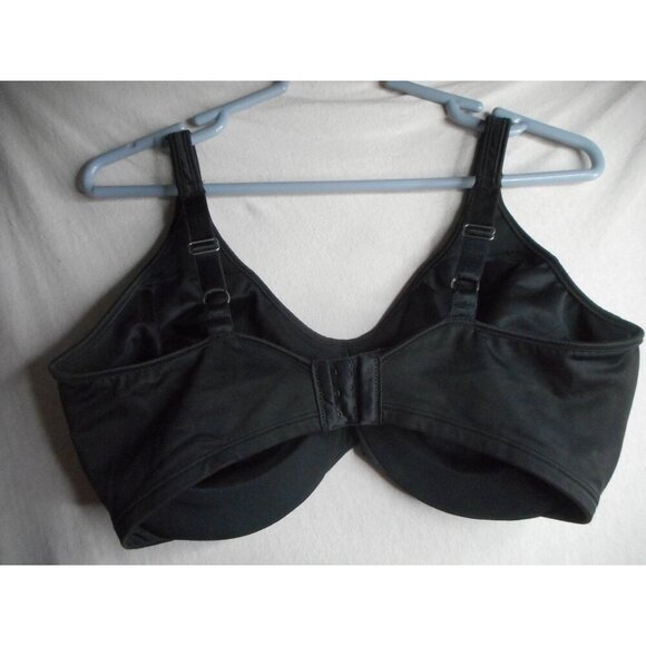 Bali Minimizer Full-Coverage Underwire Black Bra Seamless Cups 36 DDD - Picture 4 of 4
